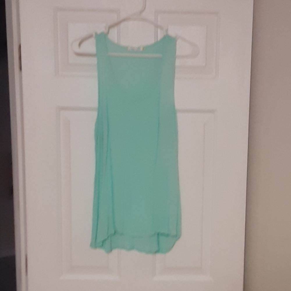 Teal tank top